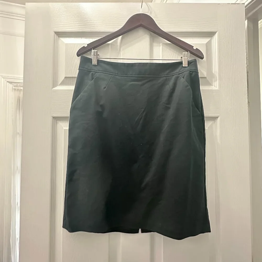 Banana Republic Black Suit Pencil Skirt Size 12
